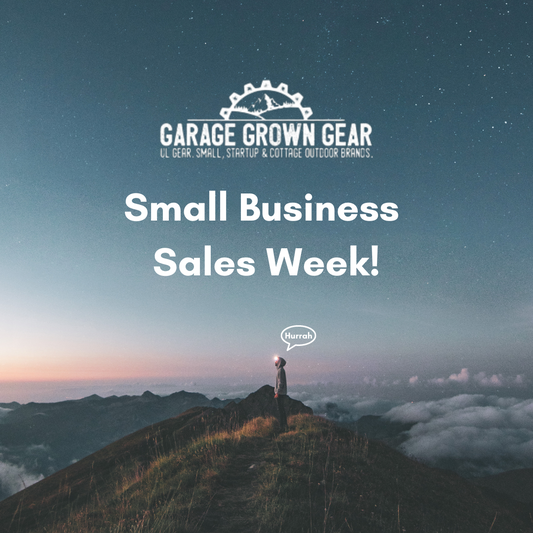 Small Business Sales Week and Stealth Sandals!