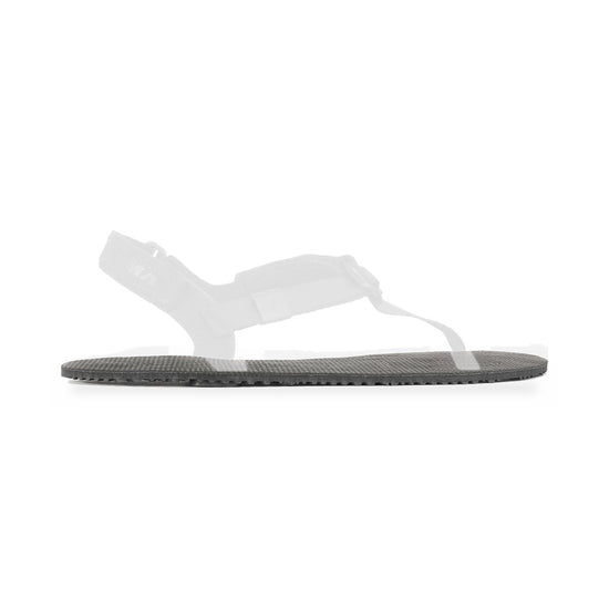 Elite Warrior 6mm replacement sole, UltraGrip footbed, shown on the Elite sandal with the straps faded