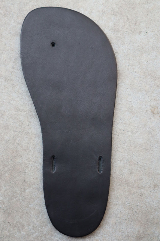 Soles Only - All Blacks/All Browns —  Hide House Black Leather
