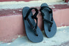 Shamma Chargers sandals on stairs