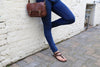 Posing in Shamma Super Browns sandals